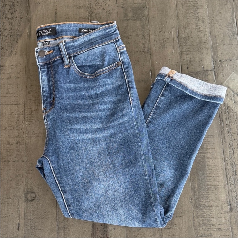Judy Blue Carpi Fit Cropped Denim Jeans. Womens Size 5/27. Spring & Summer Jeans